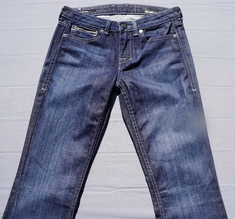 William Rast “CAT” Stretch Denim Jeans With Zipper Pocket Woman's Size 26